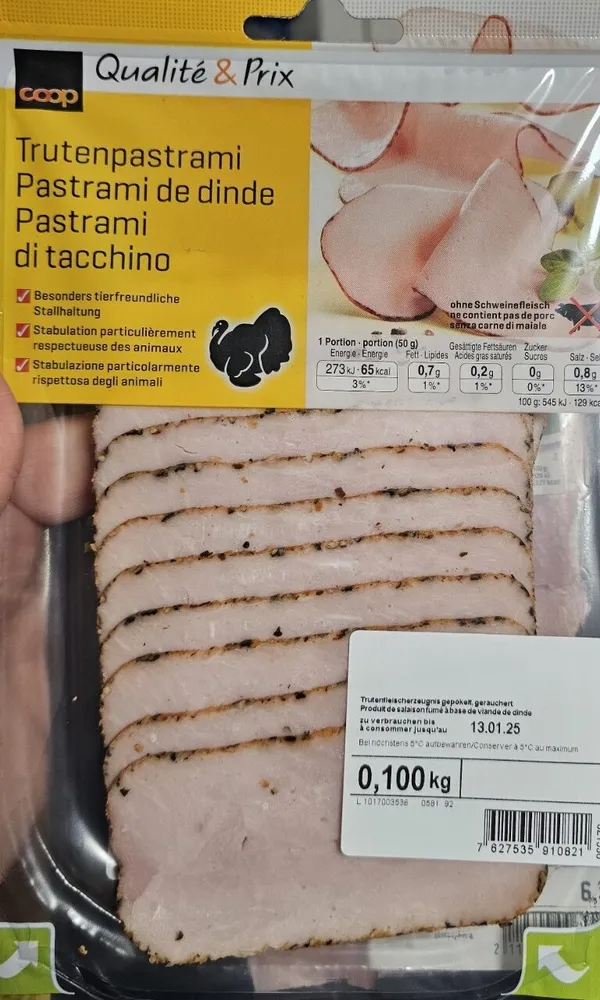 Pastrami de dinde