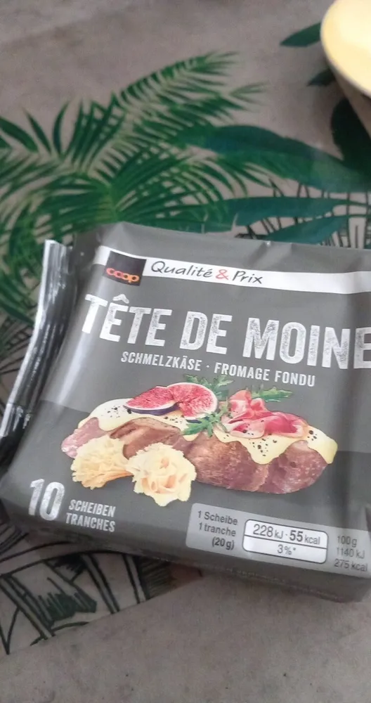 Tête de moine Fromage fondu