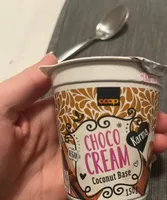 Choco cream coconut base