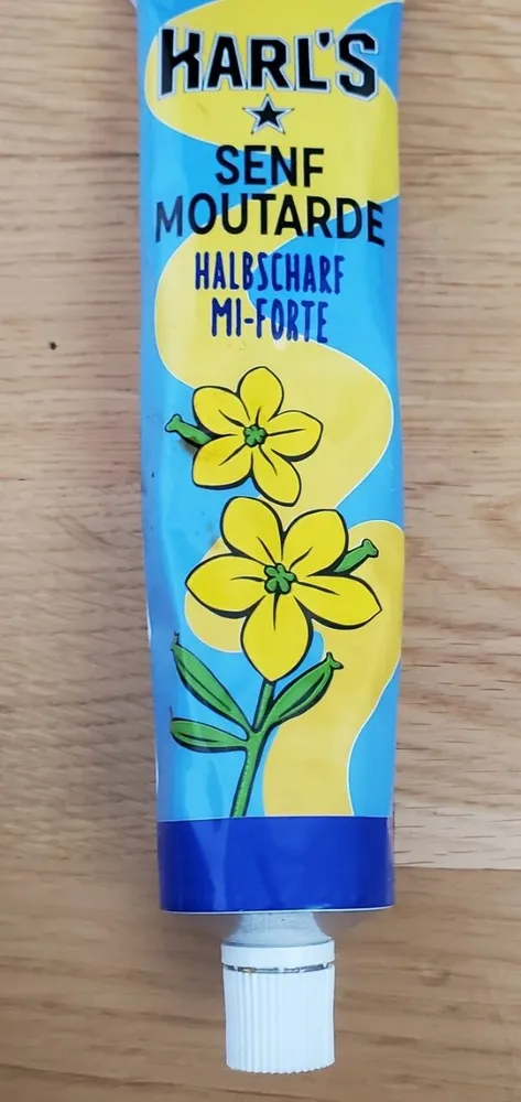 Senf Moutarde Halbscharf Mi-forte