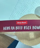 Beef rice bowl