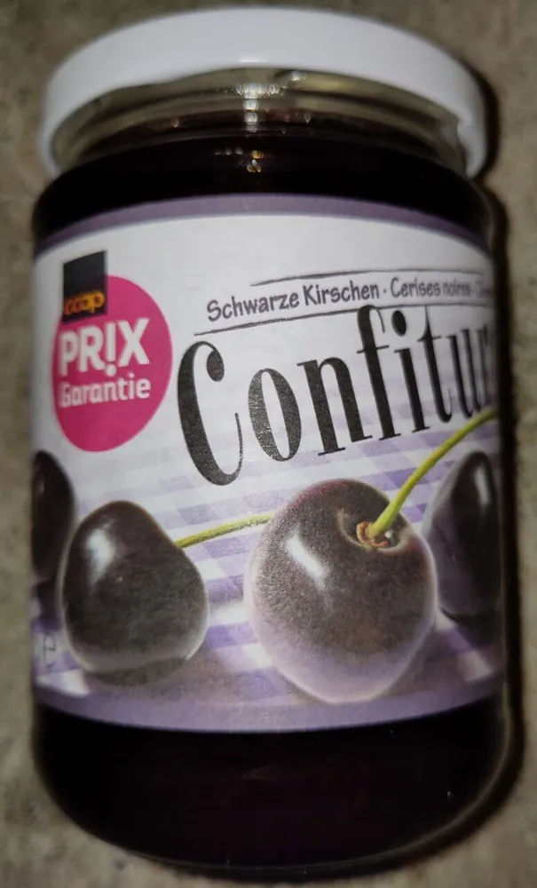 Confiture Schwarze Kirsche