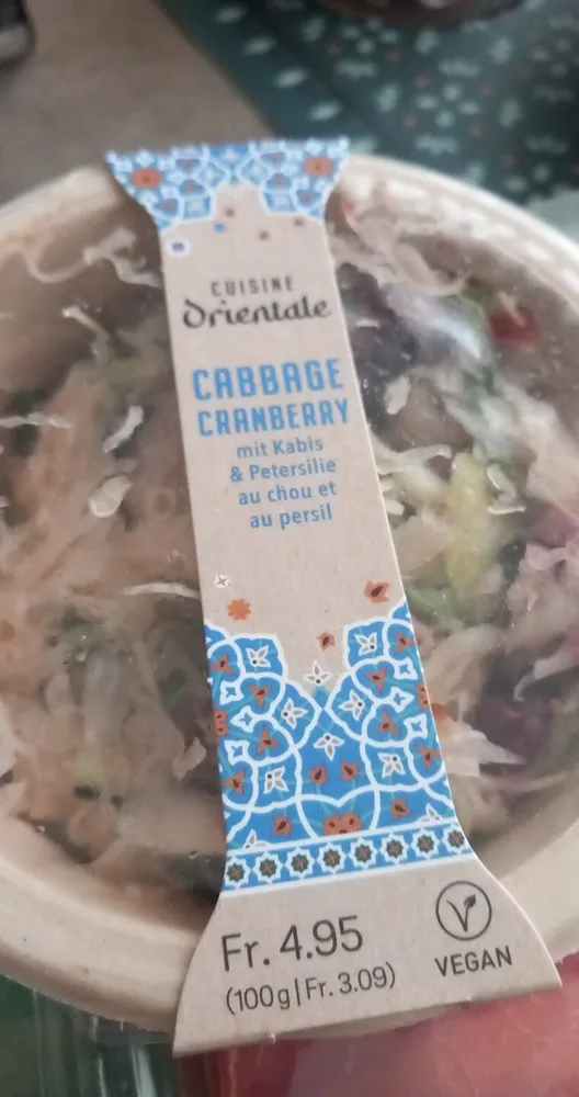 CABBAGE CRANBERRY
