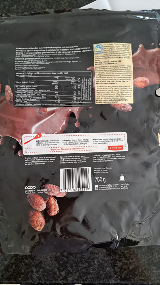 Whey Protein Chocolate