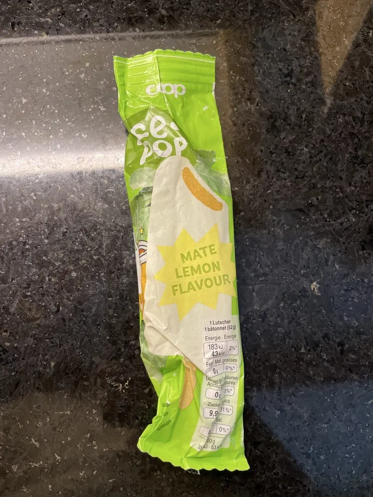 Mate Lemon Flavour Ice Cream