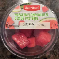 Wassermelonenwürfel dés de pastèque