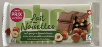Lait noisettes