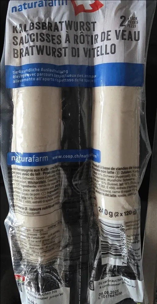 Kalbsbratwurst