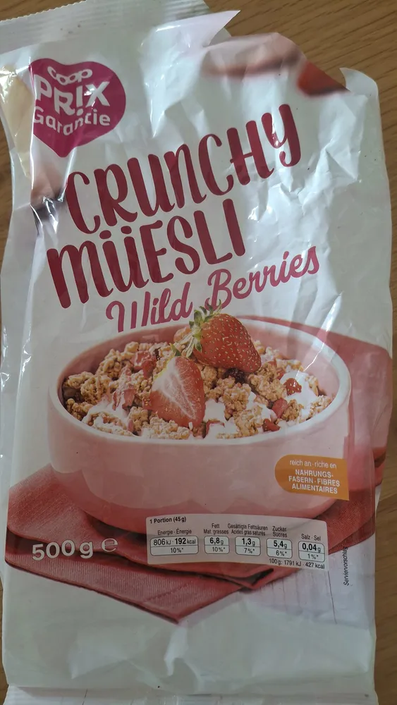Crunchy Müsli Mild Berries