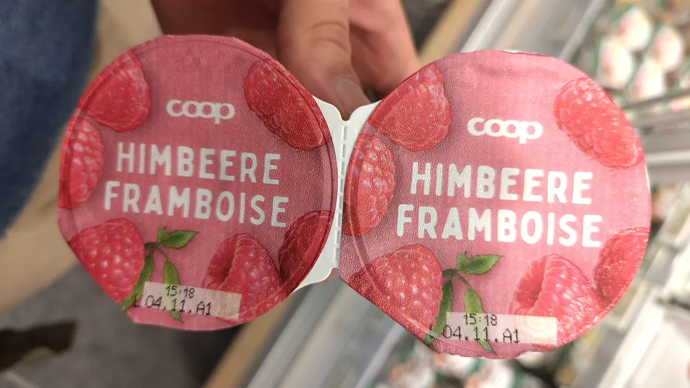 Yogourt à la framboise 3,5%
