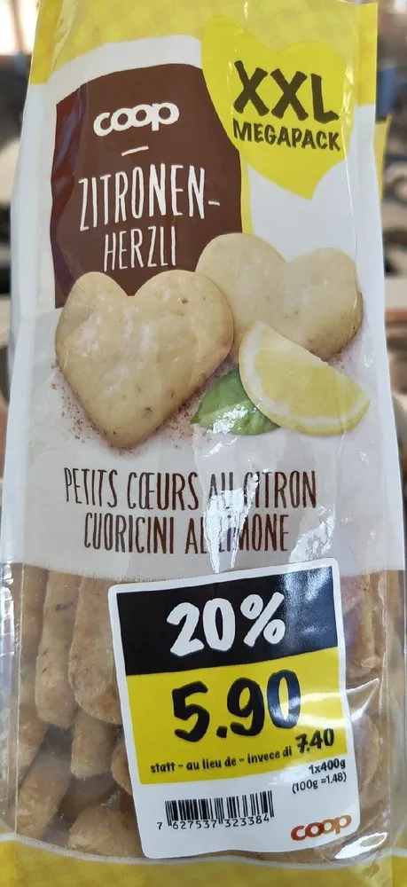 Zitronen Herzli