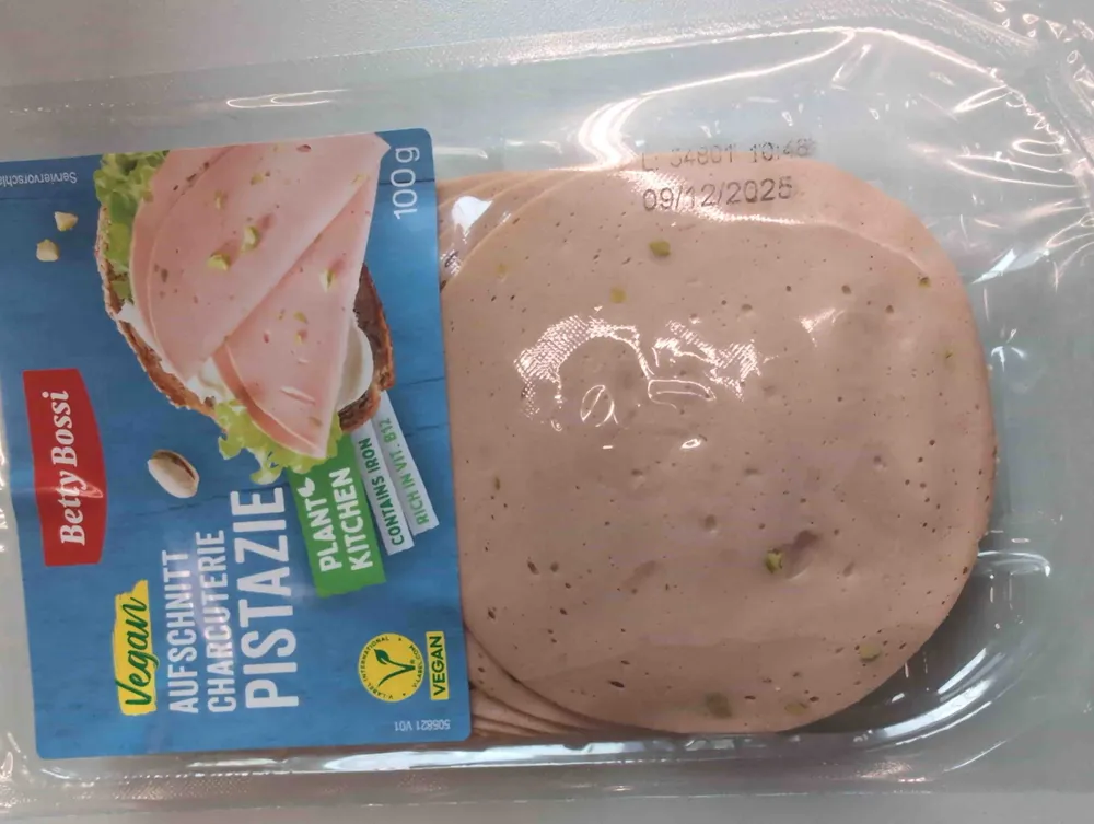 Aufschnitt Pistazie vegan