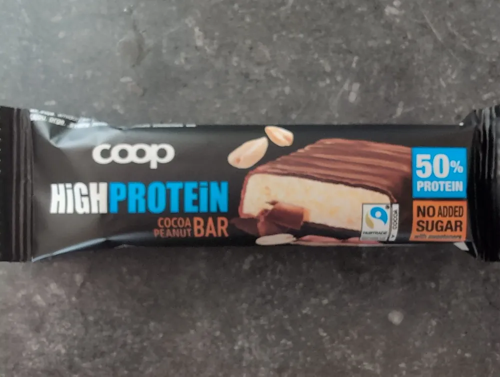 High Protein Cocoa Peanut Bar