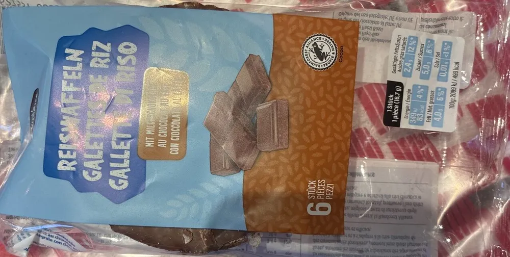 Rice Cake With Chocolate
