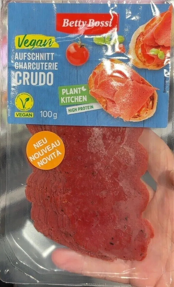 Vegan charcuterie crudo
