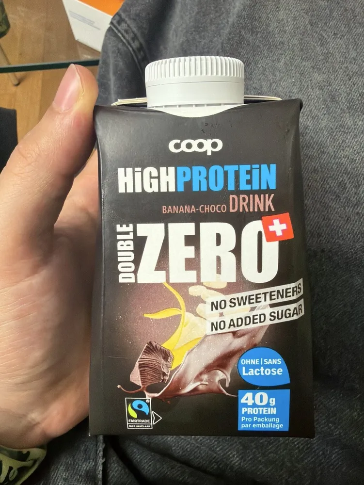 High Protein Double Zero Banana Choco