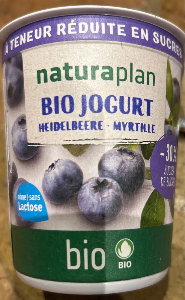 Yogourt au lait entier à la myrtille