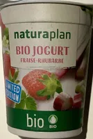 Yogourt bio fraise-rhubarbe