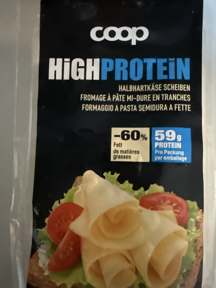Fromage À Pâte Mi-dure En Tranches High Protein