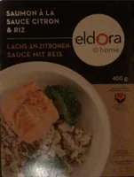 Saumon à la sauce citron & riz