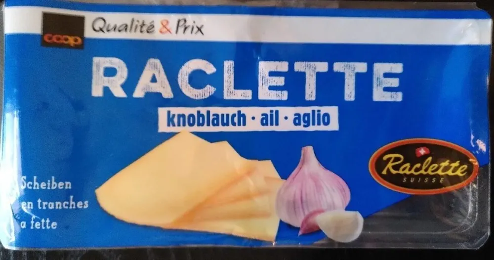 Raclette à l'ail