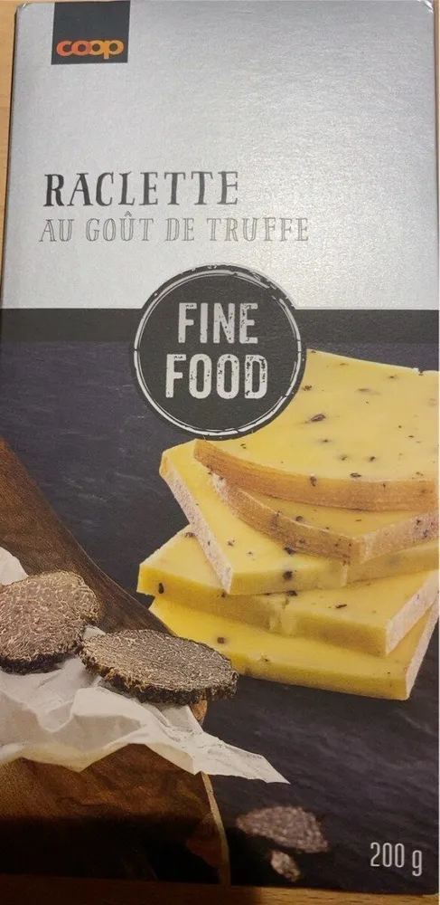 Raclette au goût de truffe