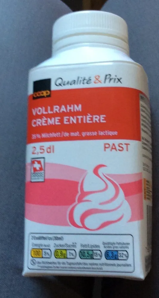 Crème entière