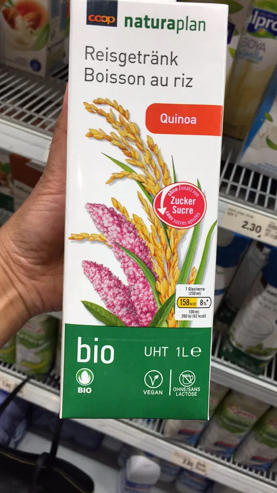 Boisson au riz : Quinoa