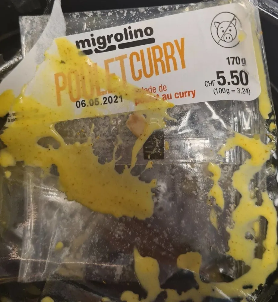 Salade de poulet au curry