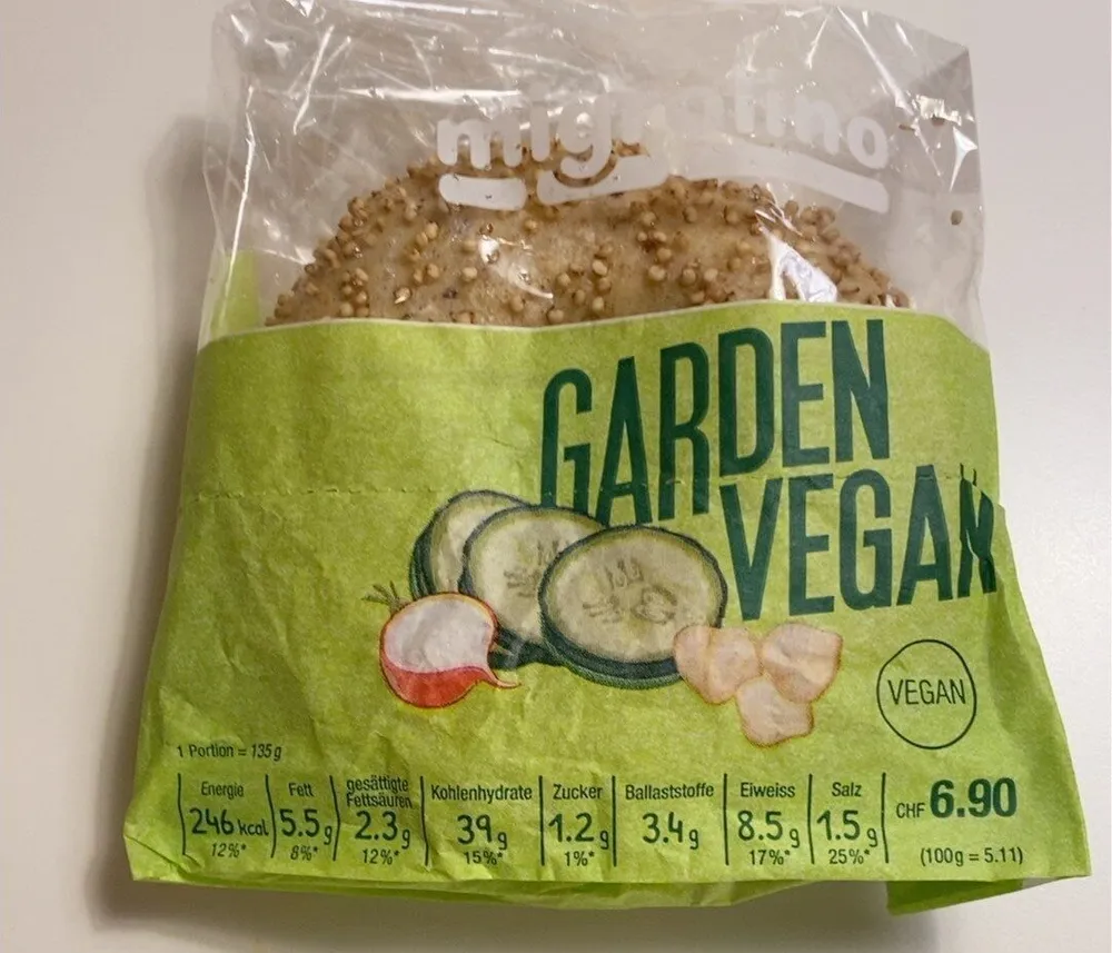 Garde Vegan Sandwich