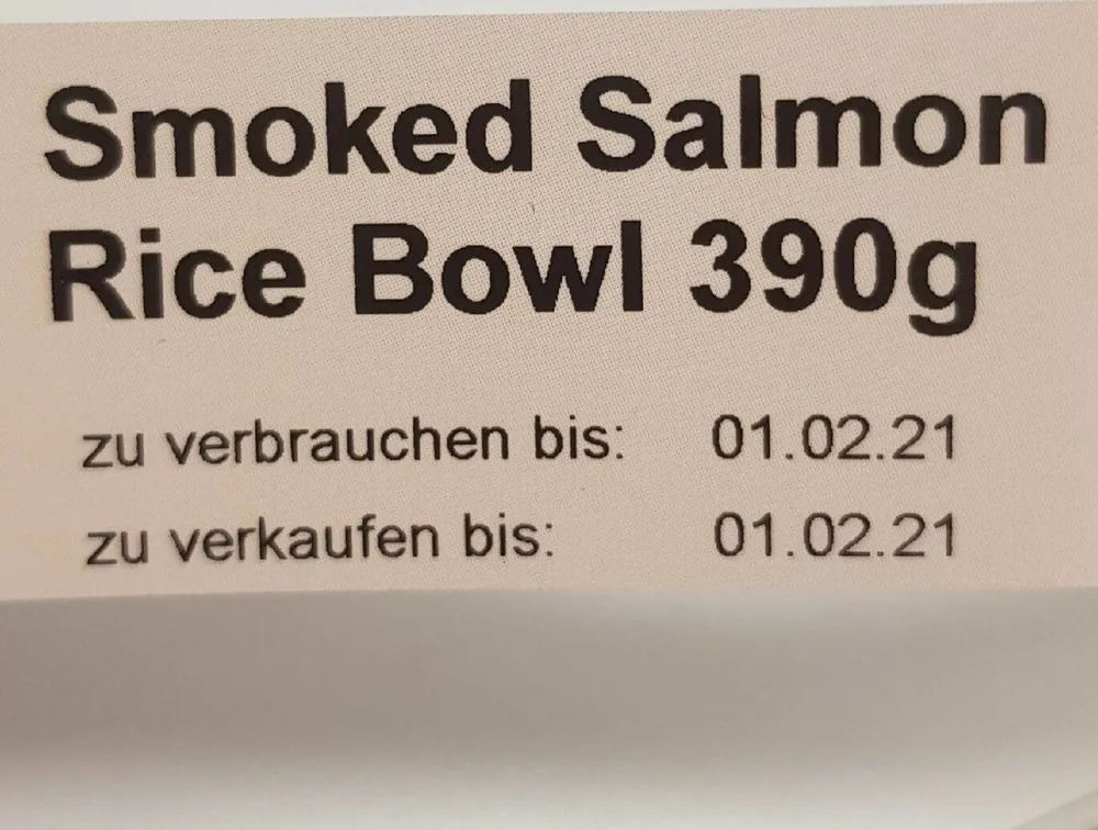 Smocked salmon Rice Bowl 390g