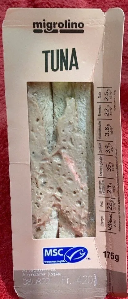 Sandwich au thon