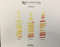 Nespresso syrups
