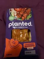 Tikka chicken skewers