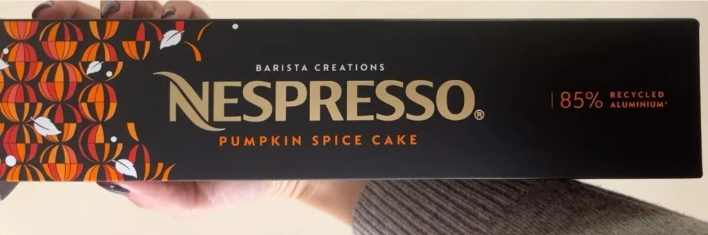 Pumpkin Spice Cake coffee pods