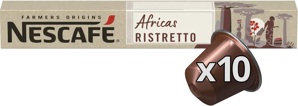Capsules de café torréfié et moulu pour système Nespresso