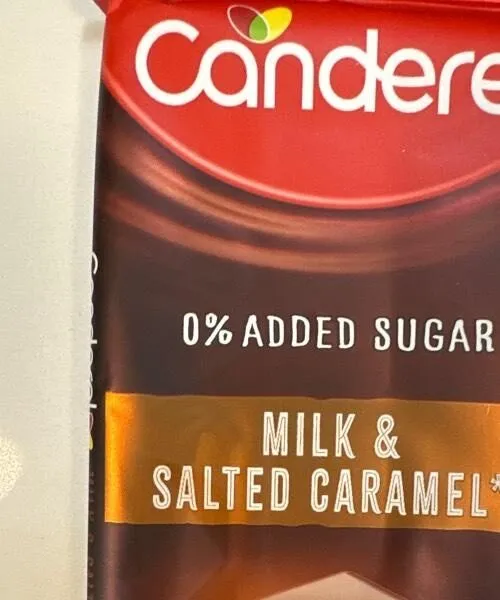 Milk and salted caramel chocolate