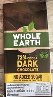 72% Cocoa Dark Chocolate No Added Sugar