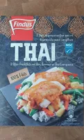 poisson avec riz légumes à la sauce curry thaïe