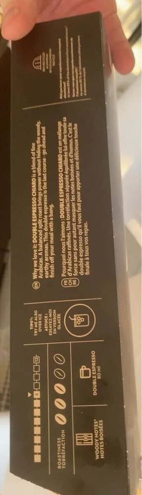 Capsules nesspresso vertuo.