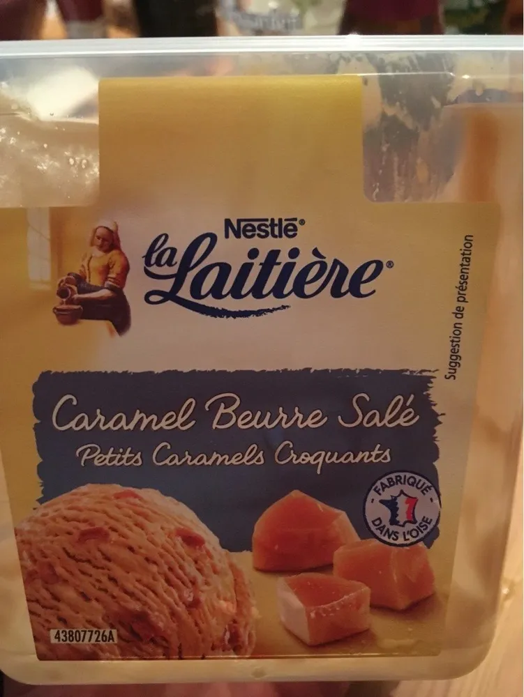 Creme glacee caramel au beurre salé