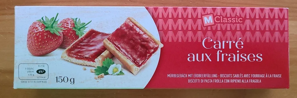 Carré aux fraises