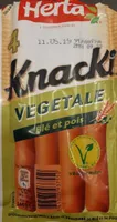 Knacki Végétale blé et pois