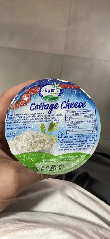 Cottage cheese