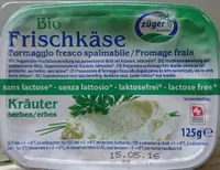 Bio frischkase /fromage frais sans lactose