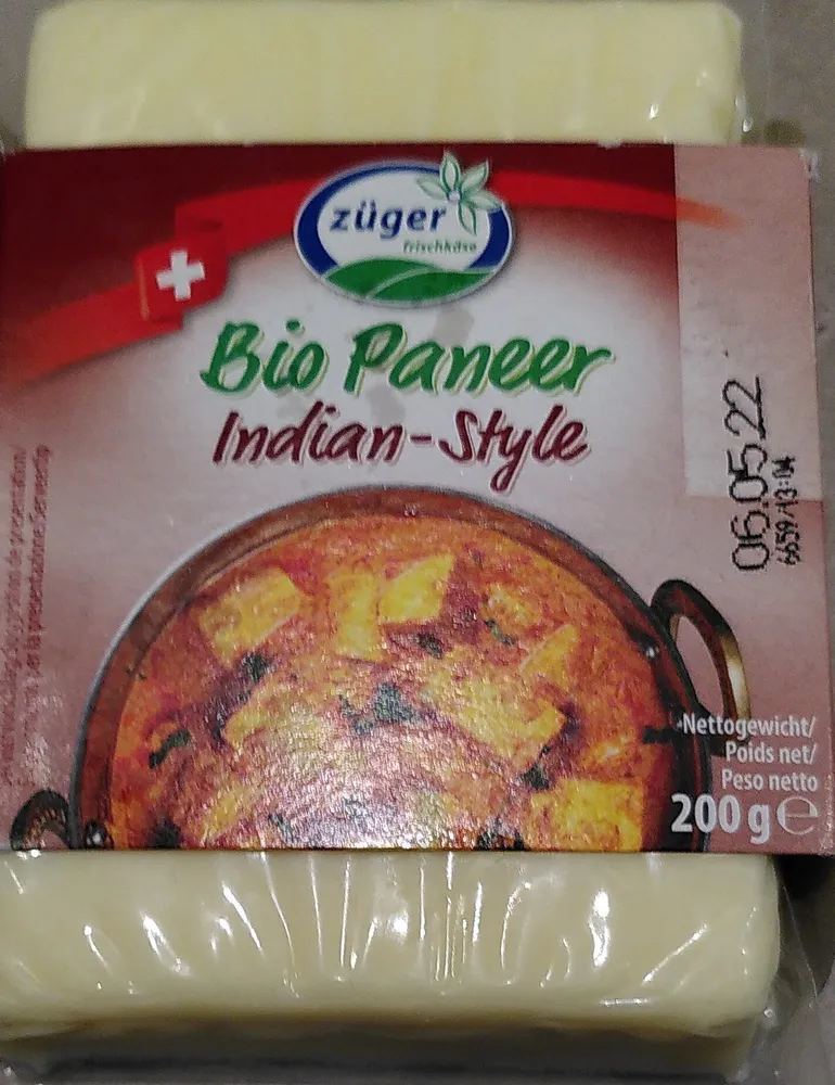 Bio Paneer Indian Style