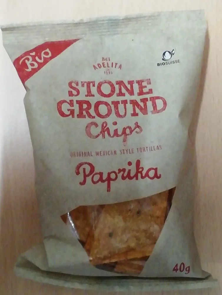 Stone ground chips paprika