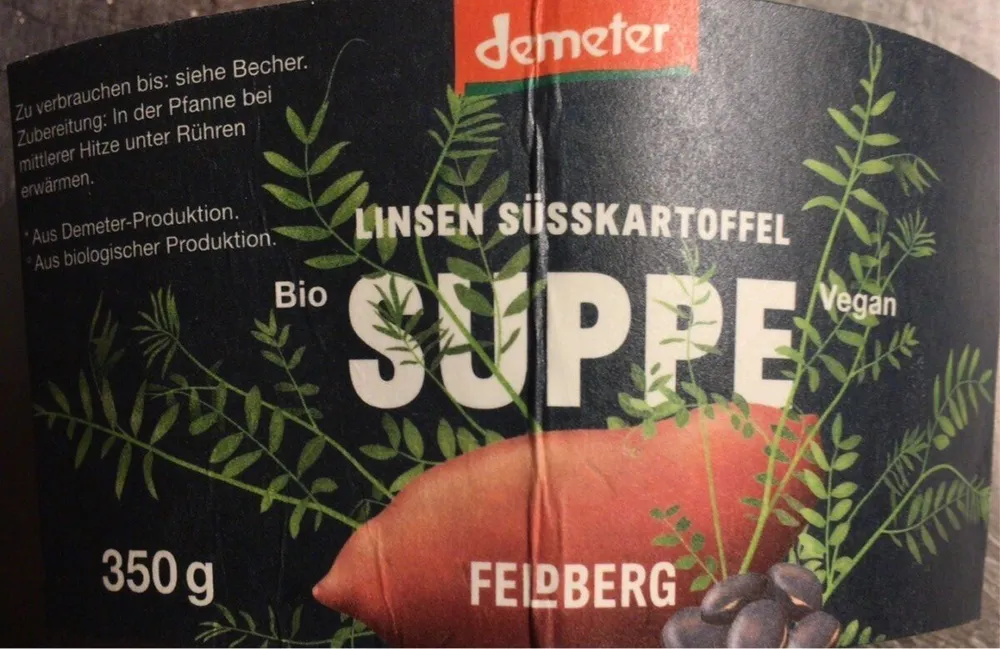 Linsen Süsskartoffel Suppe