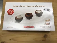 Barquette a crème en chocolat