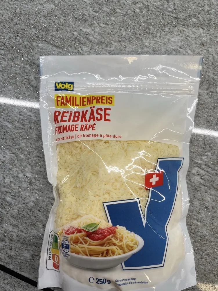 Reibkäse